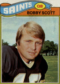 Saints QB Bobby Scott